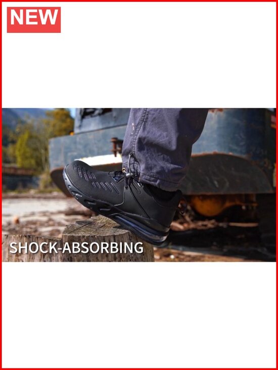 Steel Toe Work Sneakers Waterproof Slip Resistant Lightweight Indestructible